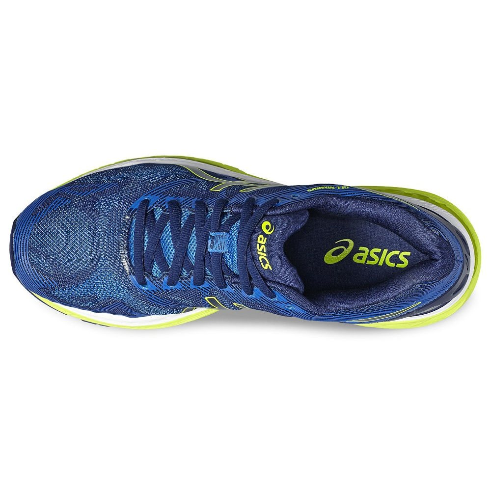 Asics gel nimbus 19 indigo blue/paradise green/pink glow top